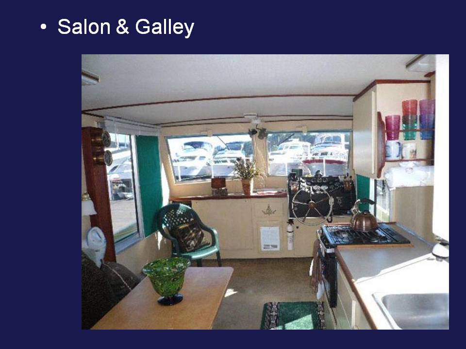 Salon and galley