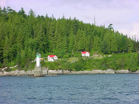 Chatham Point Light Station, Where Discovery Passage meets Johnstone Strait