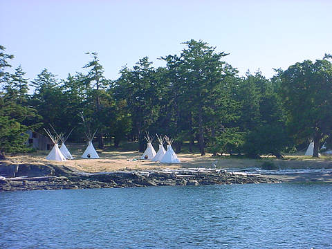 Tepees on Johns Island