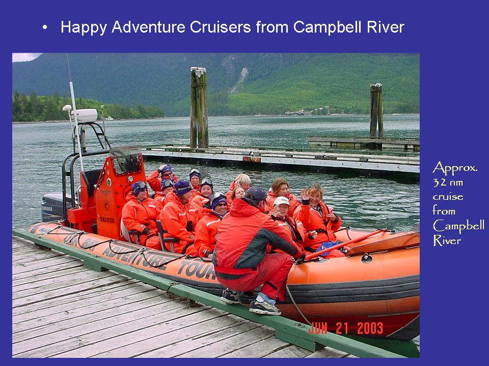 Happy Adventure Cruisers from Campbell River