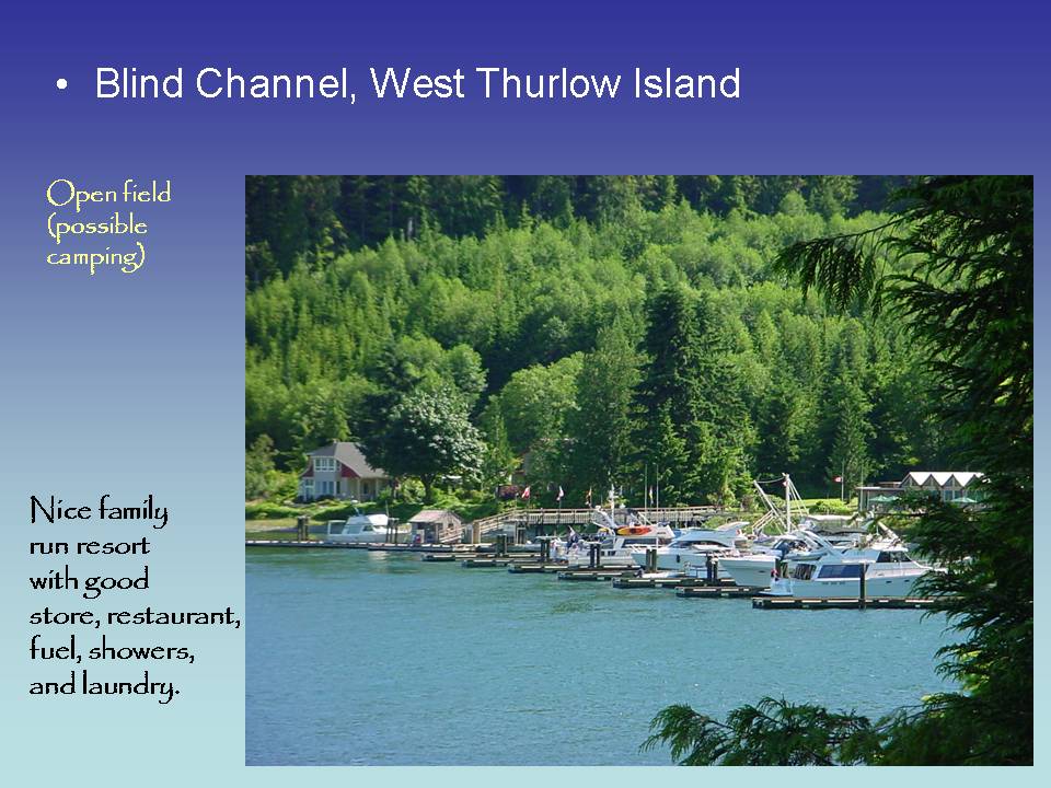 Blind Channel, West Thurlow Island