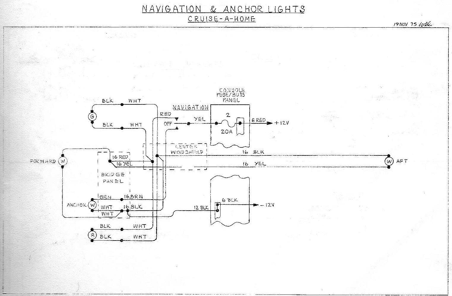 Navigation and Anchor Lights