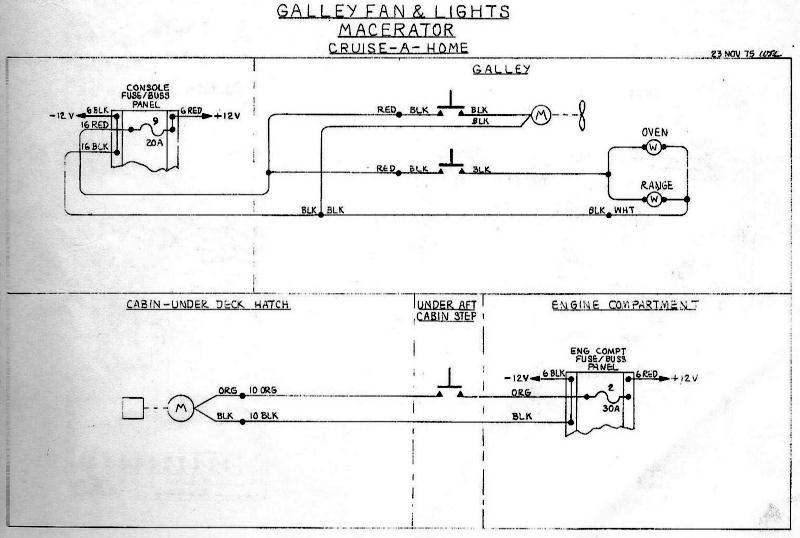 Galley fan & Lights, Maserator